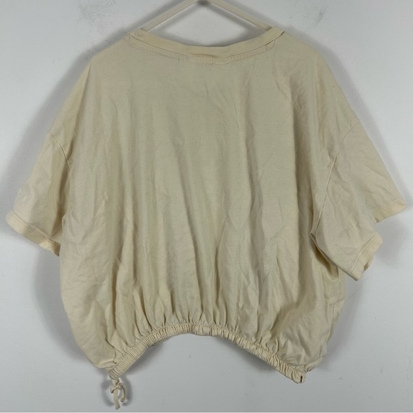 💕H&M Cream Graphic Tee with Floral Design girl 16-18 - Picture 4 of 9